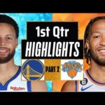 Golden State Warriors vs. New York Knicks Full Highlights 1st Qtr P2 | Mar 4 | 2025 NBA Highlights