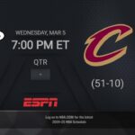 Miami Heat @ Cleveland Cavaliers | NBA on ESPN Live Scoreboard