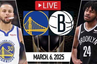 NBA LIVE! Golden State Warriors vs Brooklyn Nets | March 6, 2025 | Nets vs Warriors NBA LIVE 2K25