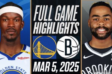 WARRIORS vs NETS FULL GAME HIGHLIGHTS MARCH 5, 2025 NBA FULL GAME HIGHLIGHTS TODAY 2K25