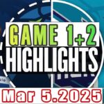 Minnesota Timberwolves Vs Charlotte Hornets Game 1st+2nd Highlights Mar 05,2025 NBA Season 2024-25