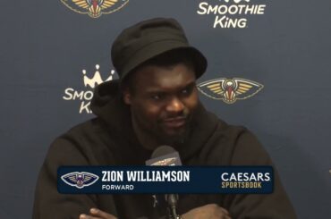 Zion Williamson | Lakers-Pelicans Postgame Interview 3/4/2025