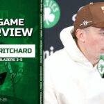 Payton Pritchard on CAREER HIGH 43 PTS in Celtics Win vs Blazers | Postgame 2-5