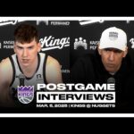 Jake LaRavia & Coach Christie | Postgame Interviews 3.5.25