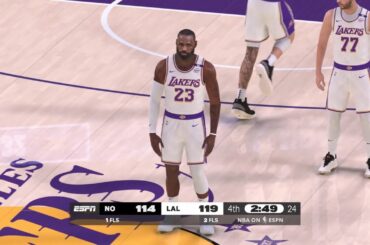 NBA 2K25 NBA Today | PELICANS vs LAKERS FULL SIMULATION