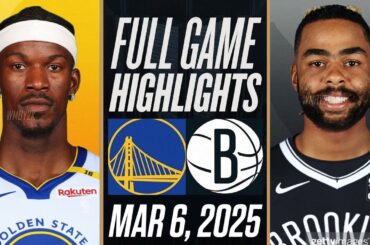 WARRIORS vs NETS FULL GAME HIGHLIGHTS MARCH 6, 2025 NBA FULL GAME HIGHLIGHTS TODAY 2K25