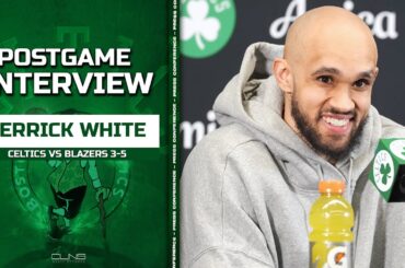 Derrick White on making Celtics HISTORY with Payton Pritchard | Postgame Interview 3-5