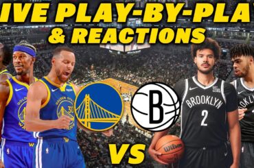 Golden State Warriors vs Brooklyn Nets | Live Play-By-Play & Reactions