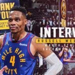 Russell Westbrook Postgame On-Court Interview vs. Kings 🎙 | 3/5/25