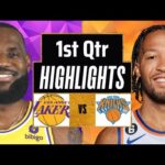 Los Angeles Lakers vs New York Knicks Full Highlights 1st Qtr | Mar 6 | 2025 NBA Highlights