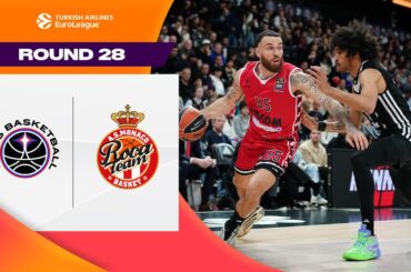 BIG Road WIN in the French Duel | Paris Basketball - AS Monaco | BASKETBALL HIGHLIGHTS R28 2024-25