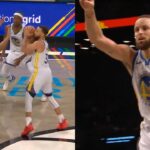 Steph Curry INSANE half court buzzer beater vs Nets and runs straight to locker room 😂