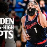 James Harden WENT OFF for 50 Points vs. Pistons Highlight | LA Clippers