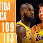 DONCIC e LEBRON dão show, e LAKERS superam KNICKS na prorrogação - MELHORES MOMENTOS