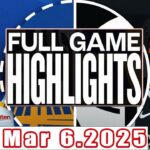 Golden State Warriors Vs Brooklyn Nets Full Game Highlights Mar 06,2025 NBA Season 2024-25