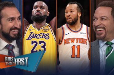 Lakers beat Knicks, Los Angeles is ‘dangerous,' New York not title contenders? | FIRST THINGS FIRST