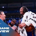 Walk Off Interview with Jaylin Williams | OKC Thunder vs Portland Trail Blazers | March 7, 2025