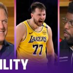 Lakers on 8-game win streak, was LeBron or Luka more impressive in win vs. Knicks? | THE FACILITY