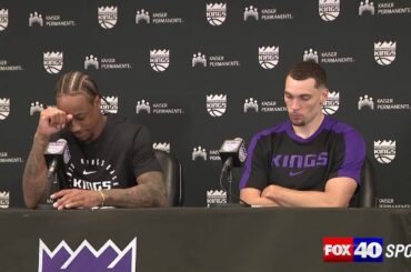 DeMar DeRozan, Zach LaVine on the Kings 127-109 win, spoiling the return of De'Aaron Fox