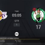 Los Angeles Lakers @ Boston Celtics | NBA on ABC Live Scoreboard