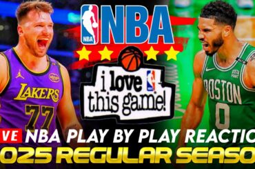 🔴LAKERS vs BOSTON CELTICS │ 2025 NBA Basketball Game Play-By-Play Reaction & Scoreboard