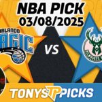 Orlando Magic vs. Milwaukee Bucks Pick 3/8/25 NBA Pick Prediction
