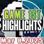 Charlotte Hornets Vs Brooklyn Nets Game 1st Highlights Mar 8,2025 NBA Season 2024-25