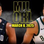 Milwaukee Bucks vs Orlando Magic Full Game Highlights - March 8, 2025 | NBA Regular Season