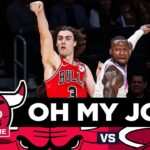 Josh Giddey TRIPLE-DOUBLE, Tre Jones' big 4th lead Chicago Bulls win over Heat | CHGO Bulls Podcast