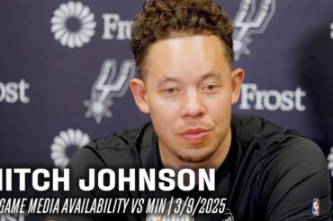 Mitch Johnson Pregame vs Minnesota Timberwolves | 3.9.2025