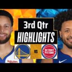 Golden State Warriors vs Detroit Pistons Full Highlights 3rd Qtr P2 | Mar 8 | 2025 NBA Highlights
