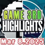 Charlotte Hornets Vs Brooklyn Nets Game 3rd Highlights Mar 8,2025 NBA Season 2024-25