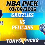 Memphis Grizzlies vs New Orleans Pelicans 3/9/25 NBA Pick Explained