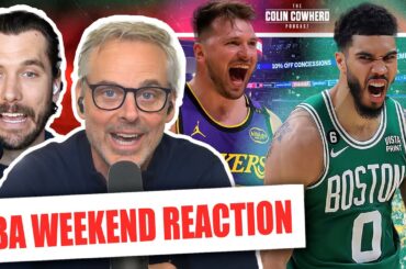 Lakers-Celtics, Luka or Tatum, SGA-Jokic MVP, Stephen A. Smith & LeBron | Colin Cowherd NBA + Timpf