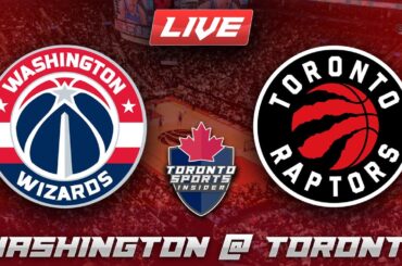 Washington Wizards vs Toronto Raptors LIVE Stream Game Audio | NBA LIVE Stream Gamecast & Chat