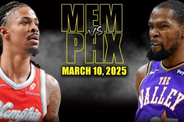 Phoenix Suns vs Memphis Grizzlies Full Game Highlights - March 10, 2025 | NBA Regular Season