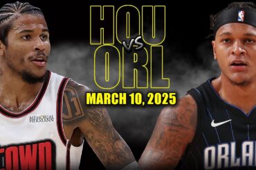 Houston Rockets vs Orlando Magic Full Game Highlights - March 10, 2025 | NBA Regular Season