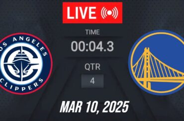 NBA LIVE! Golden State Warriors vs Los Angeles Clippers | March 10, 2025 Warriors vs Clippers 2K25