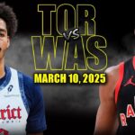 Washington Wizards vs Toronto Raptors Full Game Highlights - March 10, 2025 | NBA Regular Season