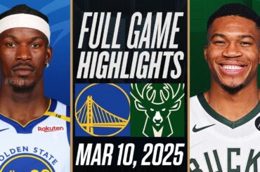 WARRIORS VS BUCKS FULL GAME HIGHLIGHTS MARCH 10, 2025 NBA FULL GAME HIGHLIGHTS TODAY 2K25