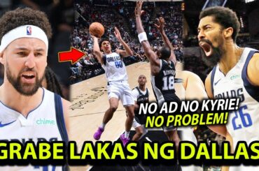 Grabe ang dallas mavericks! "NO AD! NO KYRIE! NO PROBLEM!" nag halimaw si klay thompson! 😲😲🔥
