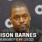 Harrison Barnes Postgame vs Minnesota Timberwolves | 3.9.2025