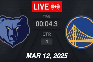 NBA LIVE! Golden State Warriors vs Memphis Grizzlies | March 12, 2025 | 2025 NBA Season Live 2K