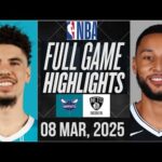 🔴 LIVE: CHARLOTTE HORNETS vs BROOKLYN NETS | NBA Live Highlights | Full Game Today MAR, 2025