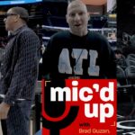 MIC’D UP 🎙️ Atlanta United Goalkeeper Brad Guzan Courtside at Hawks Game