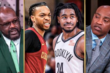 SHAQ & TNT crew reacts to Nets vs Cavaliers Highlights - March 11, 2025