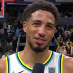 Tyrese Haliburton reacts to 4-point play game winner vs. the Milwaukee Bucks | NBA on ESPN