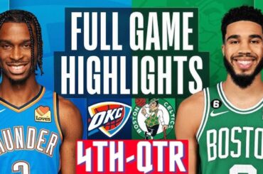 Oklahoma City Thunder vs Boston Celtics Highlights HD 4th-QTR | March 12, 2025 | 2025 NBA Season