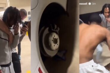 Stephon Castle was ready to fight Spurs for taking wheels off his car during game 😂