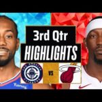 LA Clippers vs. Miami Heat Full Highlights 3rd Qtr | Mar 12 | 2025 NBA Highlights
